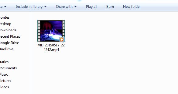 video file
