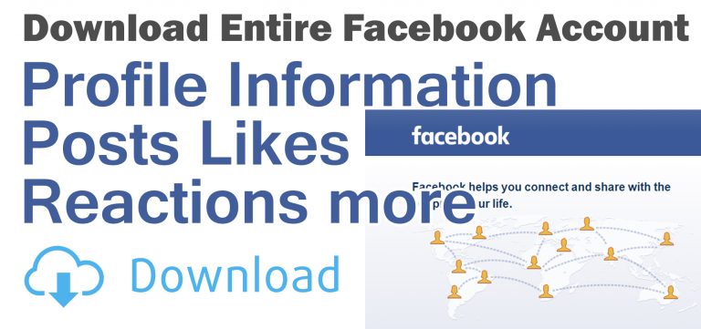 Download Entire Facebook Account