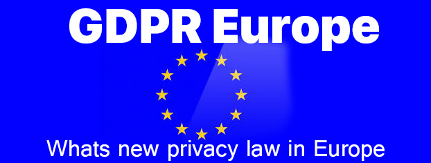 GDPR new privacy law in Europe